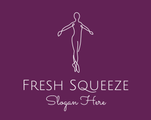 Ballet Dance Dancer logo design