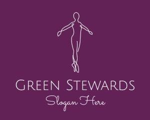 Ballet Dance Dancer logo design