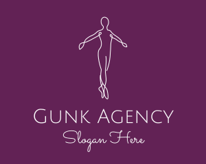 Ballet Dance Dancer logo design