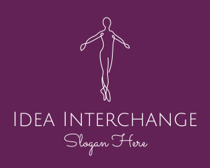 Ballet Dance Dancer logo design