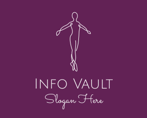 Ballet Dance Dancer logo design