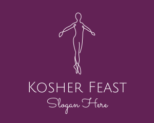 Ballet Dance Dancer logo design