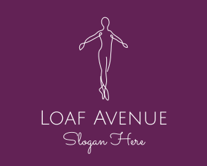 Ballet Dance Dancer logo design