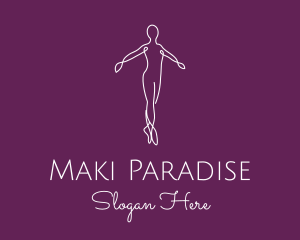 Ballet Dance Dancer logo design