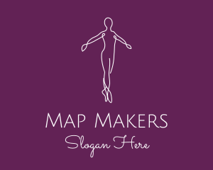 Ballet Dance Dancer logo design