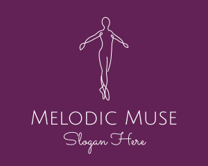 Ballet Dance Dancer logo design