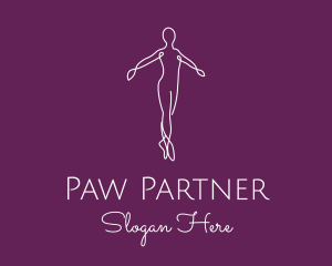 Ballet Dance Dancer logo design