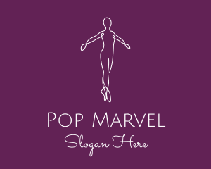 Ballet Dance Dancer logo design