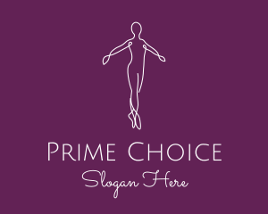 Ballet Dance Dancer logo design