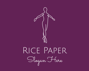 Ballet Dance Dancer logo design