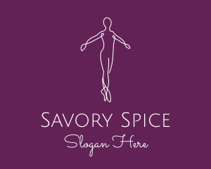 Ballet Dance Dancer logo design