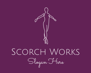 Ballet Dance Dancer logo design