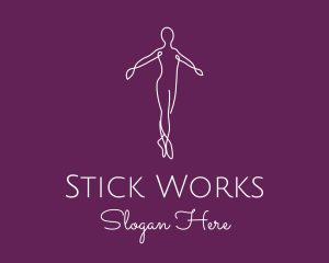 Ballet Dance Dancer logo design