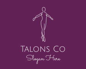 Ballet Dance Dancer logo design