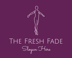 Ballet Dance Dancer logo design