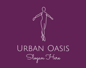 Ballet Dance Dancer logo design