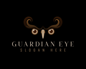 Owl Night Eyes logo design