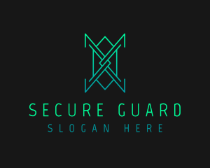 Security Company Letter X logo