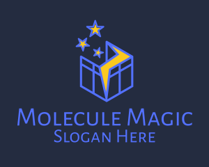 Monoline Magic Box logo design