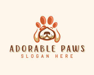 Pet Doggy Paw logo design