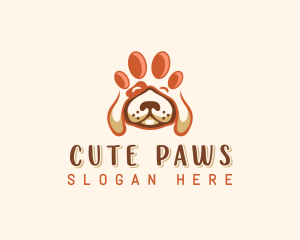 Pet Doggy Paw logo design