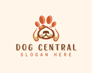 Pet Doggy Paw logo design