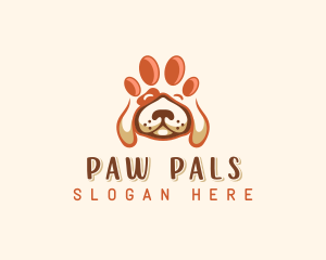 Pet Doggy Paw logo design