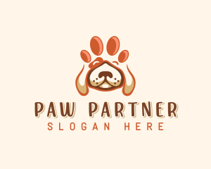 Pet Doggy Paw logo design