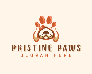 Pet Doggy Paw logo design