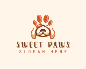 Pet Doggy Paw logo design