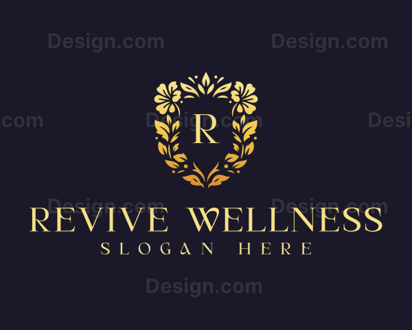 Elegant Floral Wedding Logo