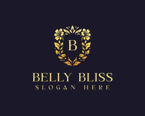 Elegant Floral Wedding Logo