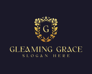 Elegant Floral Wedding Logo