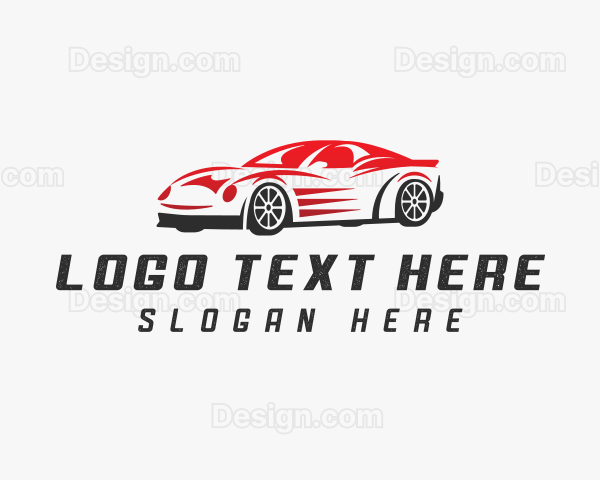 Racing Car Automobile Logo