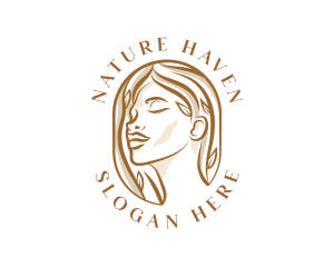 Woman Nature Salon logo design