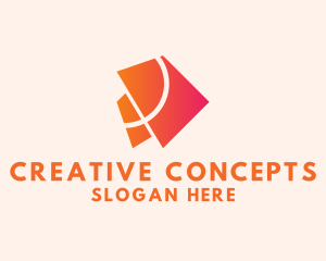 Geometric Interior Design logo design