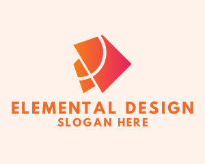 Geometric Interior Design logo design