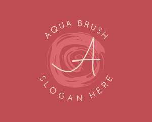 Beauty Fashion Brush Stroke logo design