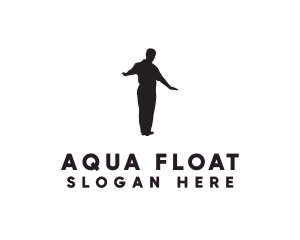 Levitating Man Float logo design
