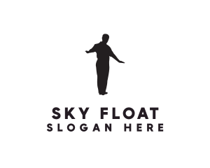 Levitating Man Float logo design