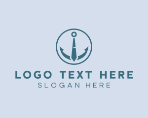 Nautical Anchor Necktie logo