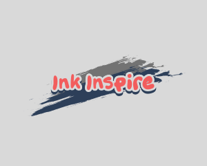 Ink Painting Art logo design