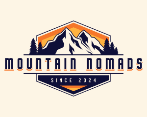 Mountain Adventure Peak logo design