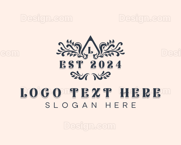 Stylish Garden Wedding Logo