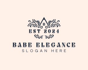 Stylish Garden Wedding logo design