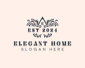 Stylish Garden Wedding logo design