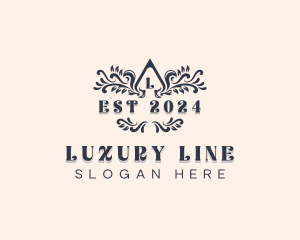 Stylish Garden Wedding logo design