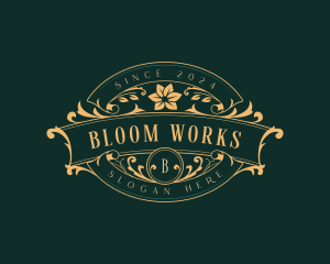 Luxury Floral Garden logo design