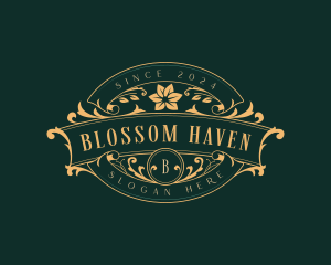 Luxury Floral Garden logo design