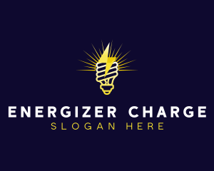 Light Lightning Electricity logo design